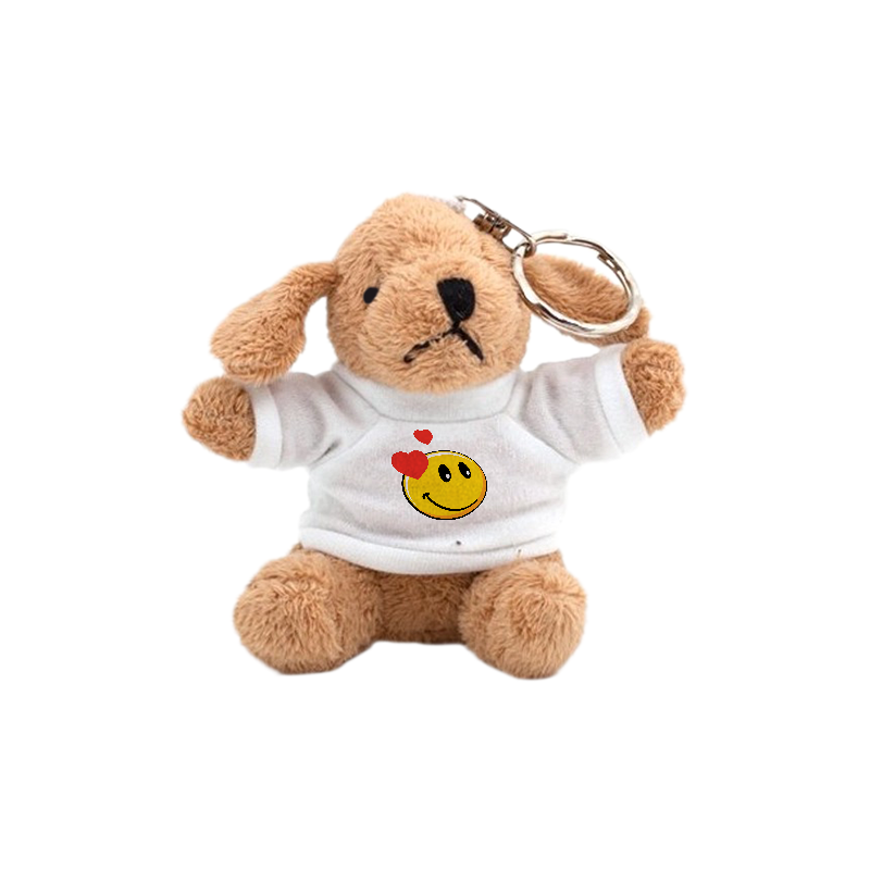 Porte Clef Peluche Chien personnalisé Porte Clef Peluche Chien personnalisé