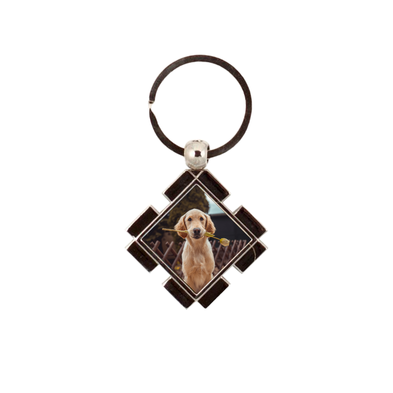 Porte Clef personnalisé Carré Porte Clef personnalisé Carré