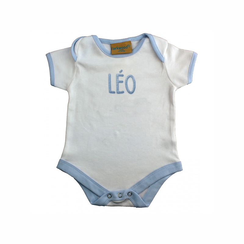 Body bébé brodé personnalisé Body bébé brodé personnalisé