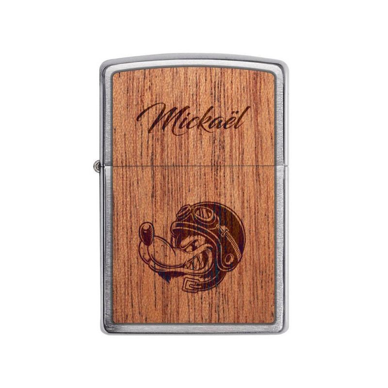 Briquet tempête ZIPPO personnalisé par gravure | Modèle Biker Briquet tempête ZIPPO personnalisé par gravure | Modèle Biker