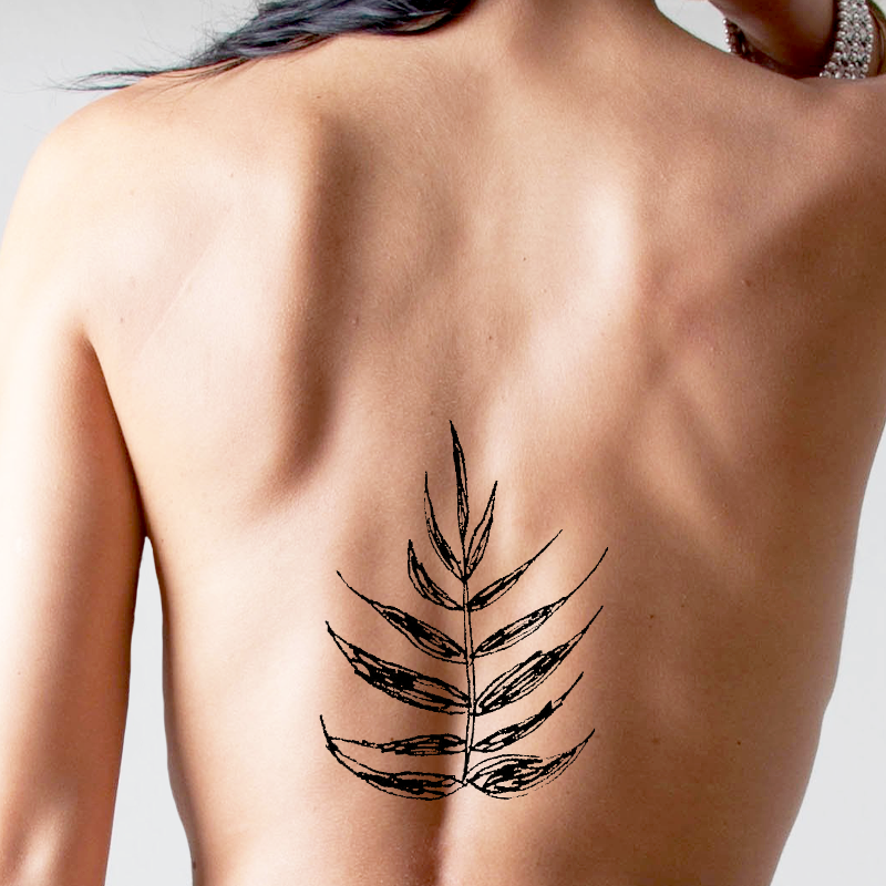 Tatouage temporaire personnalisé Dos/Pectoraux | 20x25CM Tatouage temporaire personnalisé Dos/Pectoraux | 20x25CM